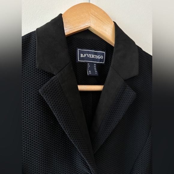 Equestrian Blazer - B//Vertigo - Gabrielle Womens Mesh Show Jacket - Black S-6 - Picture 3 of 12